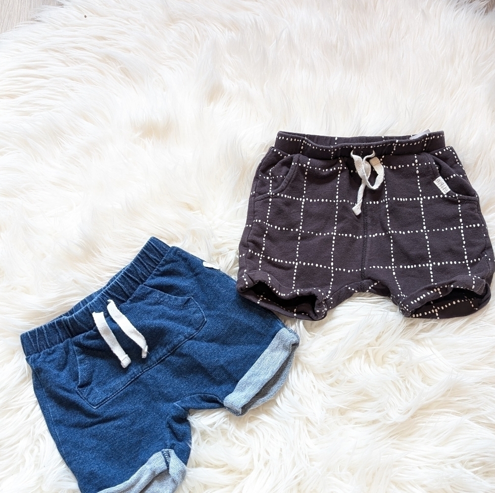 Miles Baby Shorts 9 Months 2 Pair Lot